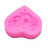 Molde de Silicone Coração de Rosa Amor Bolo de Açúcar Chocolate Argila Ultra Leve Ferramentas de Confeitaria DIY