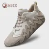 Zapatillas de mujer Gongyang originales hechas de piel de vaca de capa superior, con forro polar añadido para abrigar en otoño e invierno, engrosadas, cálidas, de suela blanda, zapatos casuales de senderismo de cuero genuino