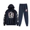 Comércio exterior Novo Demon Slayer Ghost Extermination Blade Casal Calças de moletom com capuz Terno de duas peças