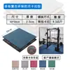 Esterilla de Goma para Suelo de Gimnasio Suelo de Goma Esterilla para Zona de Potencia con Mancuernas de Barra de Pesas Plástico Aislamiento Acústico Esterilla para Mancuernas Esterilla Amortiguadora Suelo Deportivo