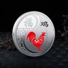 Nuevas Monedas Conmemorativas del Zodíaco Chapado en Metal Medallas Conmemorativas Abstractas Compañía de Seguros Venderá Regalos