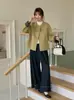 Nuevo Abrigo de Lana Doble Cara Invierno 2026, Doble Cara Bicolor Estilo Corto con Bolsillos, Chaqueta de Lana Engrosada y Cálida para Mujer