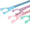 Vareta para Pendurar Roupas de Varanda Pintada com Plástico Vareta de Suporte para Roupas Garfo Vareta de Suporte para Roupas Portátil Vareta para Pendurar Roupas em Casa