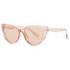 Óculos de sol femininos retrô olho de gato, estilo high-end, 2025, nova personalidade europeia e americana, costura colorida, tendência da moda, óculos de sol