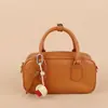 Estilo Ins Transfronterizo Bolso de Bola Tejido a Mano Puro Colgante Serie Miu Colgante de Bola Llavero de Coche Venta al por Mayor de Fábrica