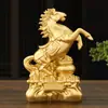 Venta al por mayor de fábrica Mueble de TV para sala de estar de casa china Decoración de artesanías de resina Fortuna Oficina Adornos del zodiaco caballo