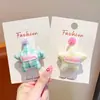 Goma para el pelo tipo moño de bebé con cuadros de estrella de cinco puntas estilo coreano, Cuerda para el pelo a cuadros linda para niñas, Accesorio para el pelo que no daña el cabello