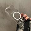 Capa de Celular Magnética Fina Transparente de PC Apple 15 Ultra Adequada para iPhone16ProMax Capa Protetora Totalmente Coberta 13 Nova