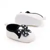 Zapatos para Bebé 0-1 Año Zapatos de Primeros Pasos para Niña Bebé Suela Suave Lazo Transpirables Zapatos para Niños Pequeños Zapatos de Tela BJZ3213