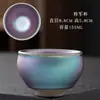 Taza de Dulces Dorada Colorida, Taza de Té Jianyang, Taza de Maestro de Hierro, Taza de Té Pequeña, Taza de Cerámica Retro, Cuenco Cubierto de Hoja de Madera Buda Loto