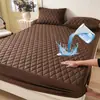 Funda de colchón europea y americana de talla internacional, alta elasticidad, protector de colchón impermeable, protector de colchón acolchado resistente a la suciedad, tamaño Queen