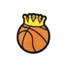 Novo adesivo de tecido bordado de basquete de desenho animado esportivo, etiqueta de tecido, acessório de vestuário, patch bordado para computador em estoque, atacado