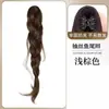 Tranças de Peruca, Tranças Espinha de Peixe, Tranças de Estilo Preguiçoso Amarradas Baixo, Cabelos Longos Trançados, Apliques de Cabelo Trançados, Rabos de Cavalo