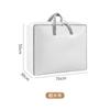 Bolsa de Almacenamiento para Colcha de Malla Transparente Empaque Impermeable Bolsa para Mudanzas Tela Engrosada Ropa de Temporada Artículos Varios Bolso de Mano