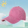 Gorra de béisbol vintage lavada de estilo coreano para todo tipo de partidos, con logotipo personalizado, parasol, gorra para hombre estampada y bordada.