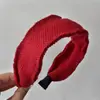 Faixa de Cabeça Larga de Lã Retrô Outono e Inverno para Mulheres, Luxo Acessível de Alta Qualidade, Cor Lisa, Faixa de Cabeça Versátil de Topo Alto, Acessórios de Cabelo para Lavar o Rosto para Mulheres