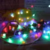Caja de batería USB bola blanca pequeña control remoto bola luces de cadena pequeñas habitación decoración de Navidad luces de batería por todo el cielo