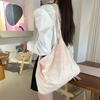 Bolso de hombro de pana, primavera 2025, bonito y fresco, de lona estampada, bolso de mano de gran capacidad para mujer.