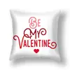 Fronha de Travesseiro Casa Almofada Sofá Mesa de Cabeceira Decoração Foto de Amor Almofada Rosa Fronha Estampada Dia dos Namorados