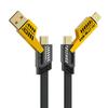 Cable de Datos 4 en 1 de Carga Rápida Mecha de 65 W Adecuado para Apple Huawei Carga Rápida PD Cable de Carga Tipo C 6A