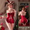Lencería Sexy para Mujeres con Pecho Pequeño, Traje Pasión, Pijama Deseo Puro, Tentación Uniforme, Coqueteo en la Cama, Conejita de Navidad 6936
