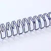 Calendário de Mesa para Notebook Espiral Duplo Metal Pintado por Spray Espiral para Encadernação de Papelaria Caderno de Folhas Soltas Coberto com Nylon Durável