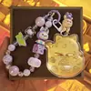 Concha de Agua Lingote de Oro Puro Gato de la Fortuna Dios de la Riqueza Hello Kitty Colgante para Cadena de Teléfono de Gato Llavero de Oro Accesorios