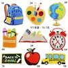 Pegatinas de Tela para Niños Bordadas Transfronterizas Mochilas Autobús Escolar Materiales de Jardín de Infancia Accesorios Dibujos Animados Computadora Bordada Estilo Pegamento Termofusible