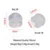 Tapones de Silicona para Dormir de 60 Grados Transparentes Tapones Fijos para Orejas Accesorios para Pendientes DIY Cubierta Protectora de Seguridad Tapones de Perno para Oreja