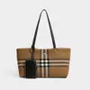 Bolso cruzado de lona a cuadros británico minimalista multicapa para mujer, nuevo modelo 2026, bolso de hombro grande versátil para el día a día