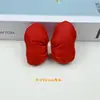 Almofada de Tecido com Bolinhas Vermelhas Preenchida com Algodão Nó de Laço Acessórios Semi-Acabados Joias DIY Decoração de Boneca