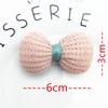 Tela Color Sólido Moño DIY Accesorios para la Cabeza Accesorios para el Cabello Ropa Zapatos Calcetines Bufanda Accesorios Hecho a Mano