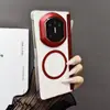 Aplicable para funda de teléfono Huawei matex7 nuevo x6 magnético a prueba de golpes x5 protección de eje de doble cara Haoying PC funda protectora transparente