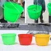 Cesta Plástica Imitação Bambu Cesta para Colher Grãos Frutas Agrícola Arroz Milho Espessada Grande Estrutura para Legumes com Tampa