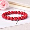 Nueva Pulsera de Ágata Roja para el Año del Buey Pulsera Shagong de Ágata Roja Simple y Linda para Regalo de Cumpleaños para Estudiantes