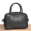Bolso de Hombro Retro de Piel de Vaca de Primera Capa de Alta Gama para Mujer, Bolso de Mano Casual Versátil de Piel de Vaca Curtida Vegetal