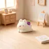 Miniatura de paisaje conejo de bambú, lindo accesorio de decoración para casa de muñecas, adorno para coche y escritorio, figura linda