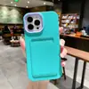 Funda Portatarjetas Líquida Tres en Uno Adecuada para Funda de Teléfono Apple 17 Pro Max 17Air Moderna 11 Funda Suave 13/14
