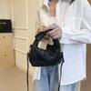 Nuevo Estilo Chino Estilo Nacional Bolso Dumpling Crema Pastelera Moda Combinable Bolso de Mujer Nicho Bandolera de Un Hombro Bolso Pequeño Portátil