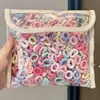 Elástico de Cabelo Infantil com Rosca, Alta Elasticidade, Prendedor de Cabelo, Prendedor Pequeno de Cabelo, Prendedor de Cabelo para Bebê, Elástico Pequeno que Não Machuca o Cabelo