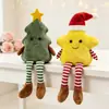 Nuevos Adornos de Muñeco con Forma de Estrella para Árbol de Navidad Mingguan Suministros de Decoración Navideña Decoración de Escena de Fiesta Stock Disponible