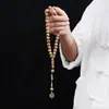 Pulseira Árabe Subha com Contas para Oração 33 Contas 12*12mm Contas de Oração Subha/Subhah