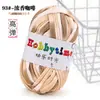 Tiras de Tecido Coloridas Kit de Crochê DIY Feito à Mão, Kit de Material Tecido à Mão para Tricô de Bolsas, Fio para Tecelagem Manual, Almofadas e Tapetes