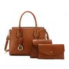 Bolsa feminina de três peças 2021 nova bolsa moda PU ombro crossbody portátil multi-peça bolsa feminina entrega de uma peça