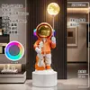 Alto-falante Bluetooth Colorido Ornamento de Chão de Astronauta Item Grande de Decoração para Casa Figura de Espaço sideral Presente de Inauguração