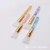 Novo pincel para máscara de silicone pincel para máscara facial limpeza facial salão de beleza cabo colorido aplicador de pincel para máscara de lama
