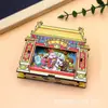 Imanes de Refrigerador Luminosos de Madera Tridimensional Personalizados, Atracciones Turísticas Culturales y Creativas de la Ciudad, Souvenirs Turísticos Especiales, Imanes de Refrigerador de Ciudad
