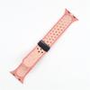 Para Apple Watch Ultra9876543210 Generación se Color Chip Correa de Reloj Magnética Plegable de Silicona Bicolor