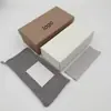 Venta al por mayor de Estuches Nuevos de Alta Gama para Gafas en Stock, Estuches de Moda de Alta Gama para Gafas de Sol, Estuches para Gafas de Sol, Juego Completo de Cajas de Embalaje