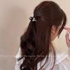 Primavera y Verano Princesa Diamantes de Imitación Lazo Pinza Pequeña de Agarre Exquisita de Alta Gama Pinza para Cabello Rota Horquilla Femenina Pinza Tiburón Pinza de Princesa